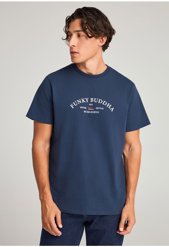 T-shirt με text logo τύπωμα στο στήθος