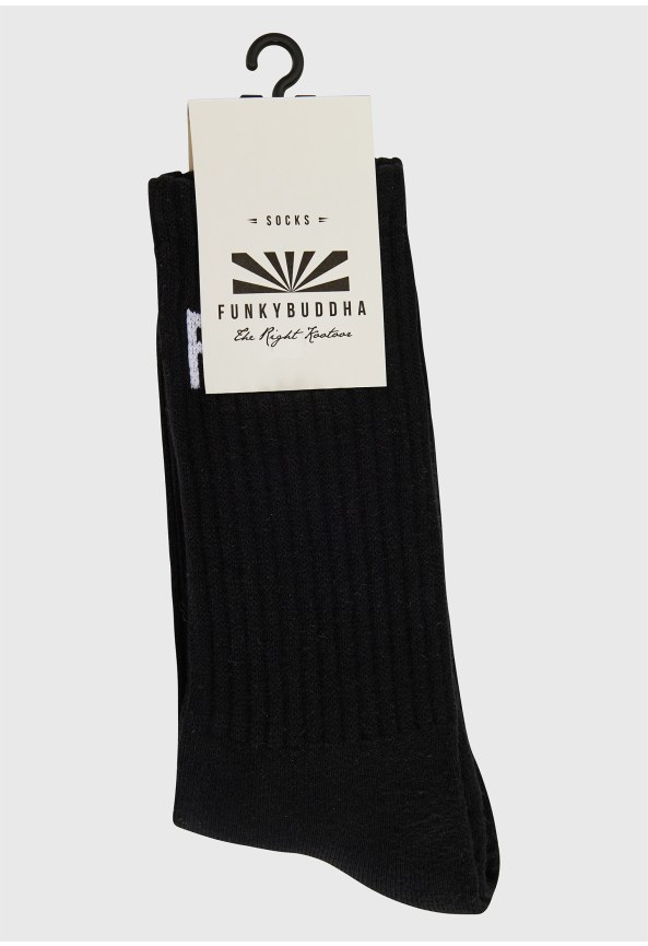 Ανδρικές κάλτσες μονόχρωμες με logo