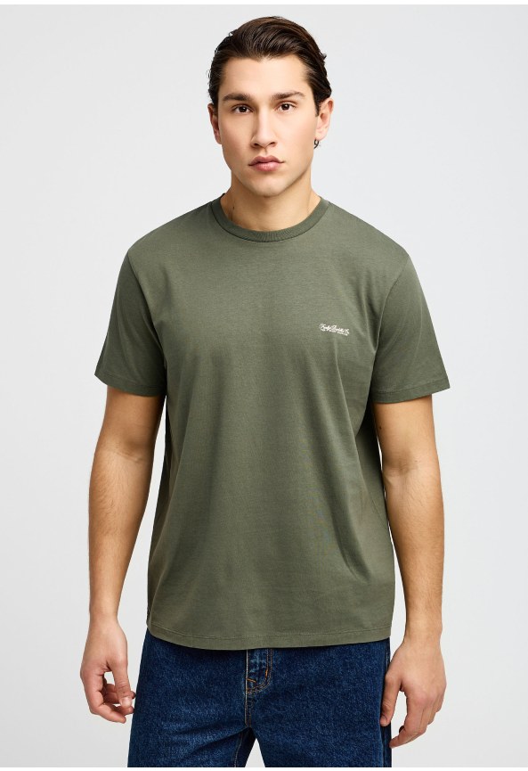  Ανδρικό μονόχρωμο T-shirt  - The basics collection