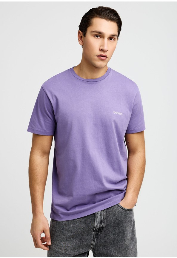  Ανδρικό μονόχρωμο T-shirt  - The basics collection