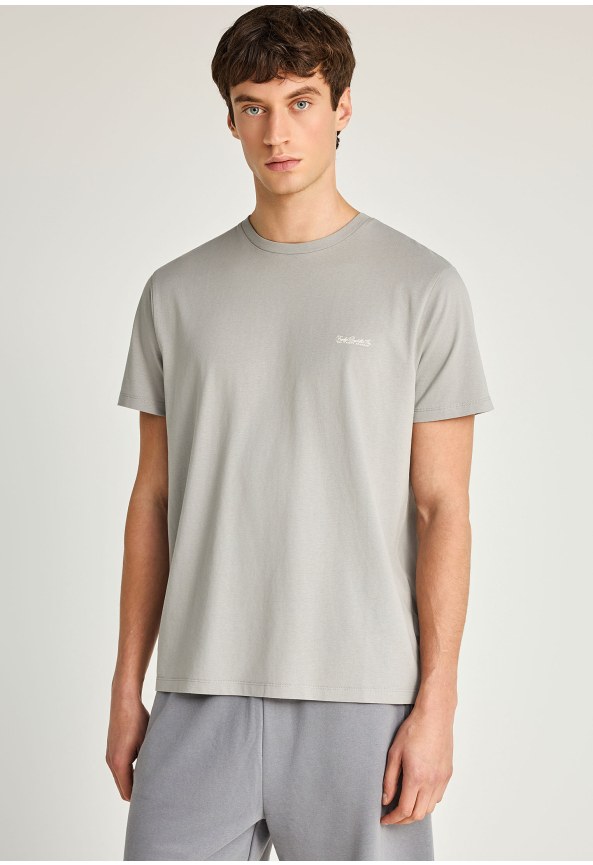  Ανδρικό μονόχρωμο T-shirt  - The basics collection