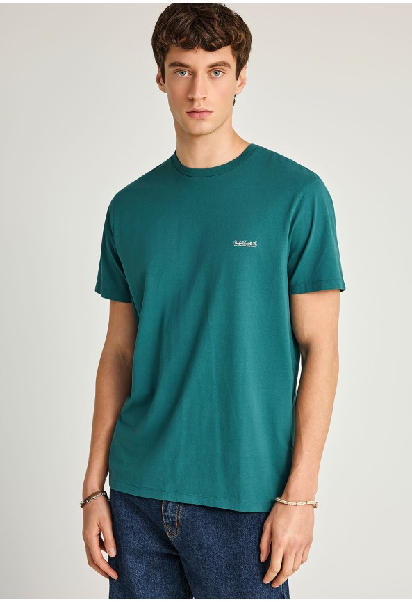  Ανδρικό μονόχρωμο T-shirt  - The basics collection