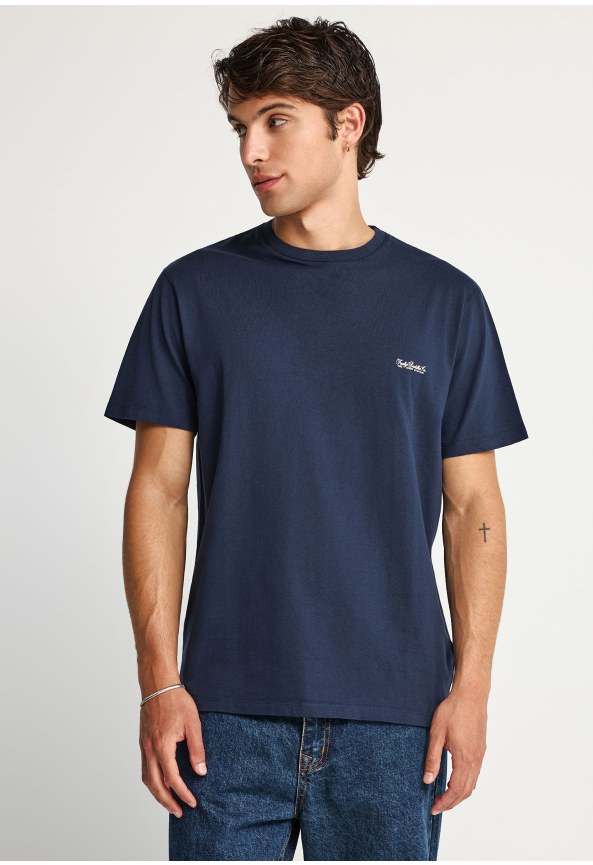  Ανδρικό μονόχρωμο T-shirt  - The basics collection