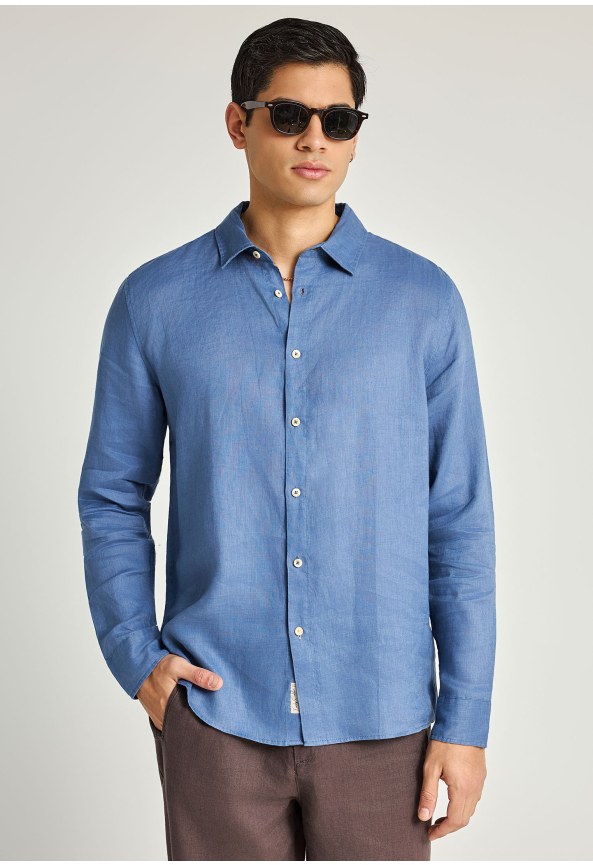 Ανδρικό λινό πουκάμισο - The essentials
