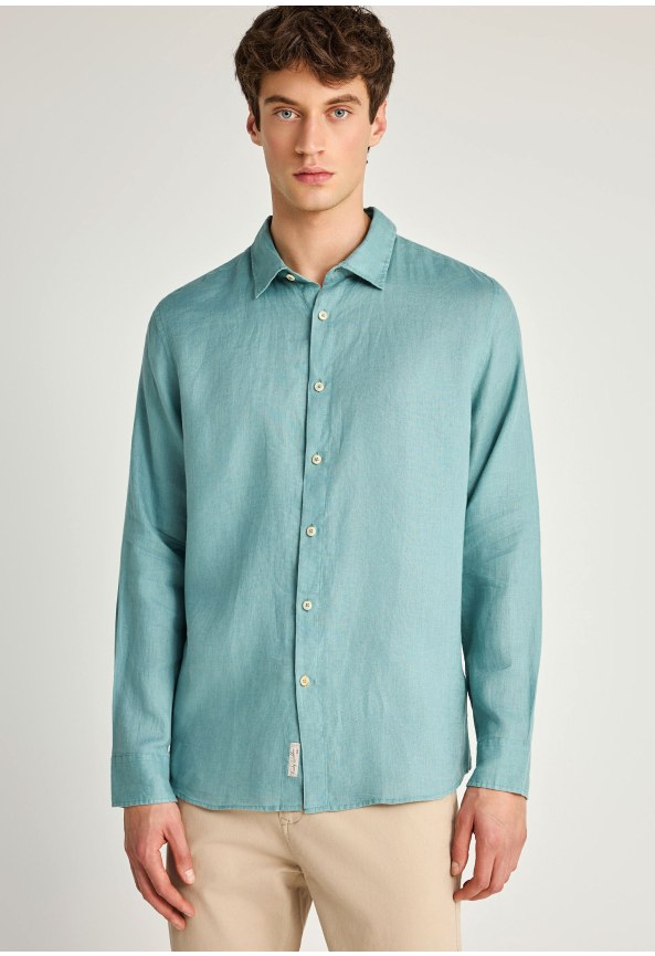 Ανδρικό λινό πουκάμισο - The essentials