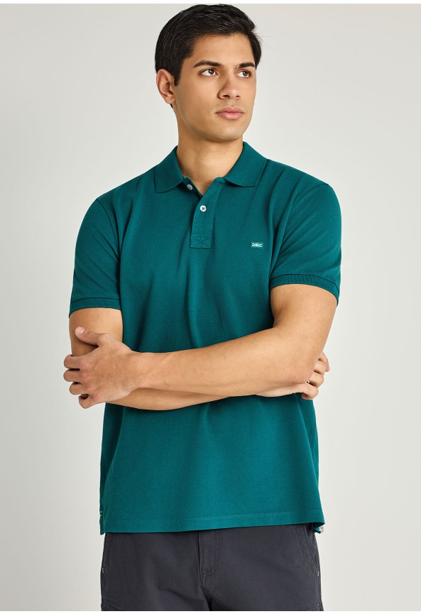 Essential μπλούζα πόλο από βαμβάκι