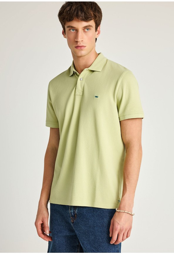 Essential μπλούζα πόλο από βαμβάκι