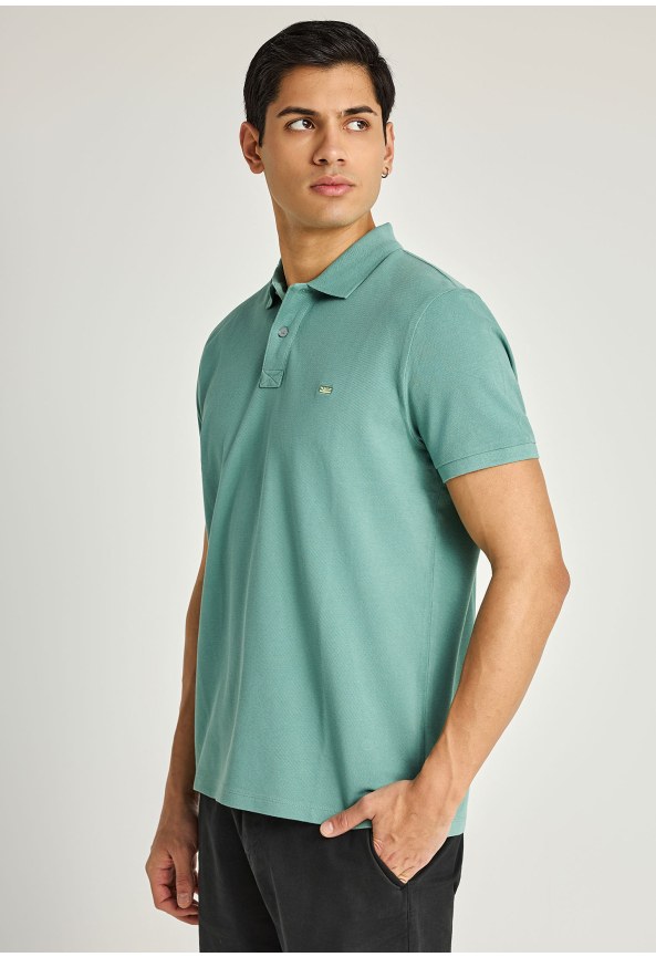 Essential μπλούζα πόλο από βαμβάκι