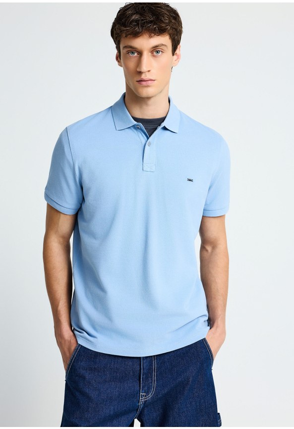 Essential μπλούζα πόλο από βαμβάκι