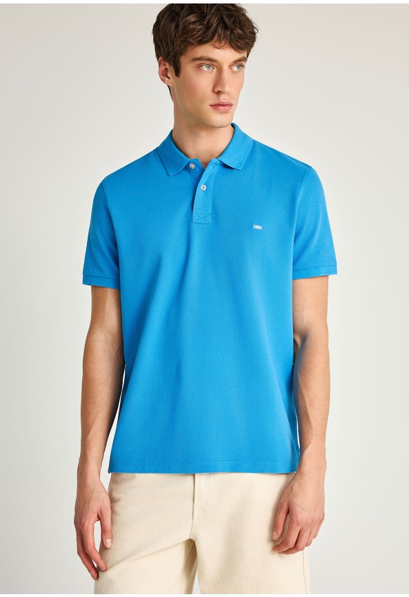 Essential μπλούζα πόλο από βαμβάκι