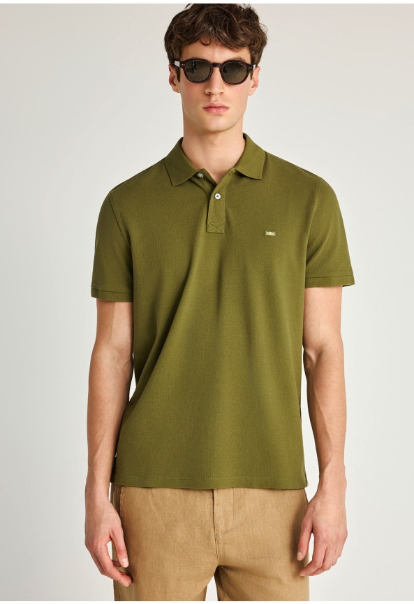 Essential μπλούζα πόλο από βαμβάκι