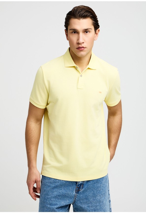 Essential μπλούζα πόλο από βαμβάκι