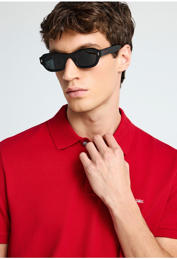 Essential μπλούζα πόλο από βαμβάκι