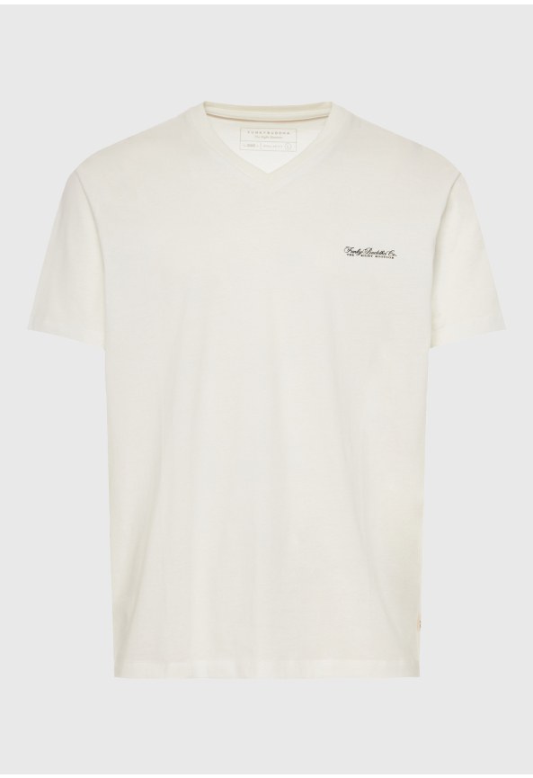 T-shirt με V λαιμόκοψη - The basics collection