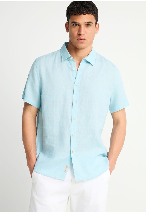 Men's short-sleeve linen shirt - The essentials