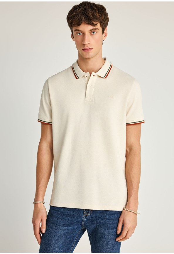 Essential μπλούζα πόλο από βαμβάκι