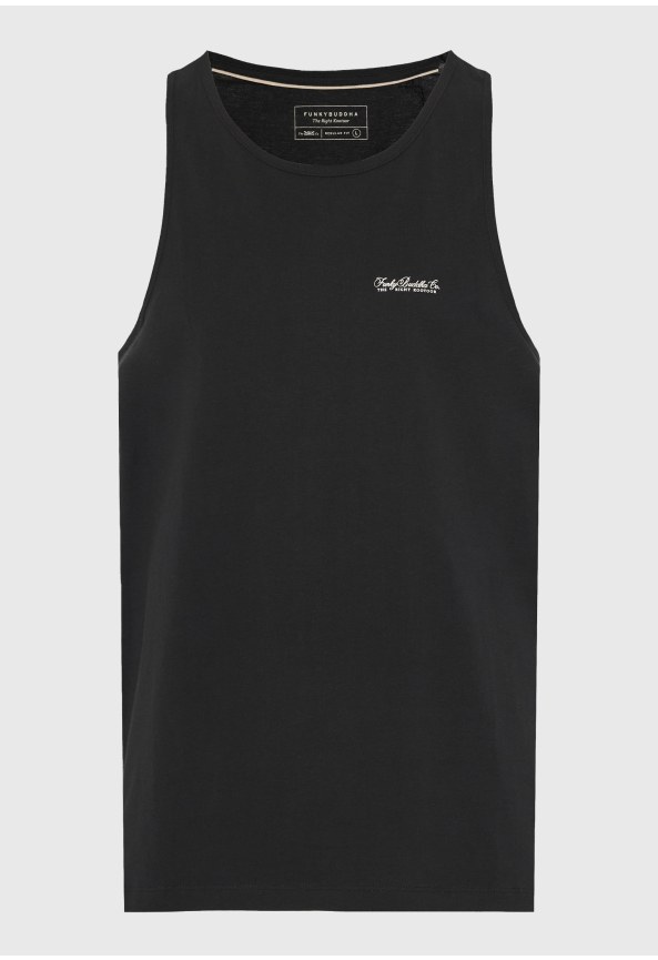 Ανδρική αμάνικη μπλούζα από βαμβάκι