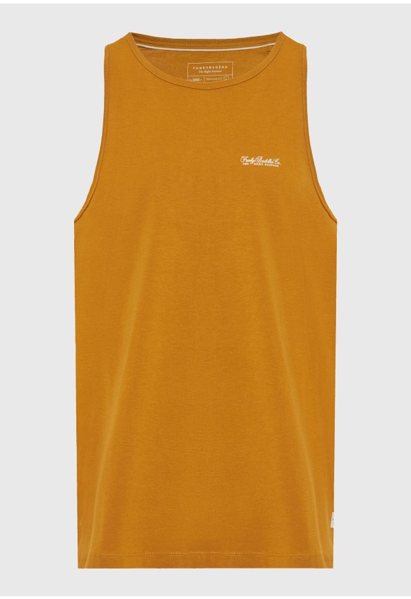 Ανδρική αμάνικη μπλούζα από βαμβάκι