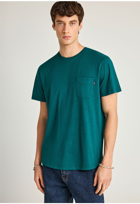 T-shirt με τσέπη στο στήθος