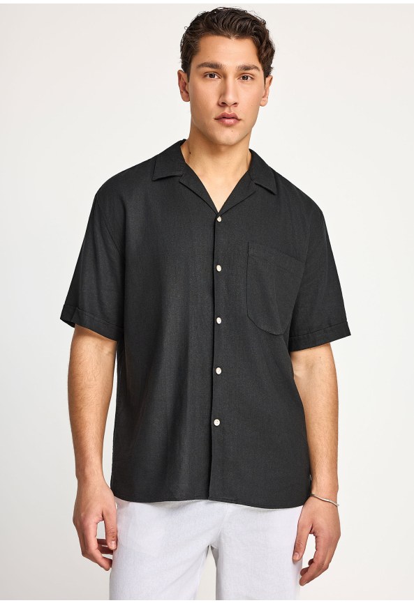 Ανδρικό πουκάμισο με κοντό μανίκι - The essentials