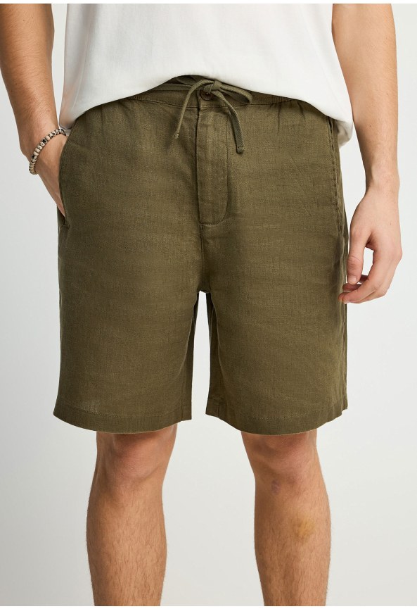 Ανδρική λινή chino βερμούδα