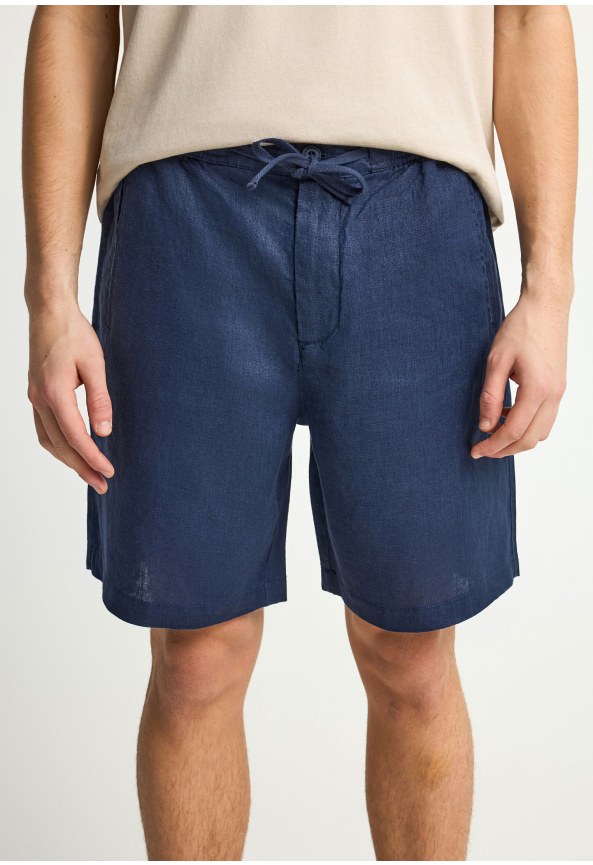 Ανδρική λινή chino βερμούδα