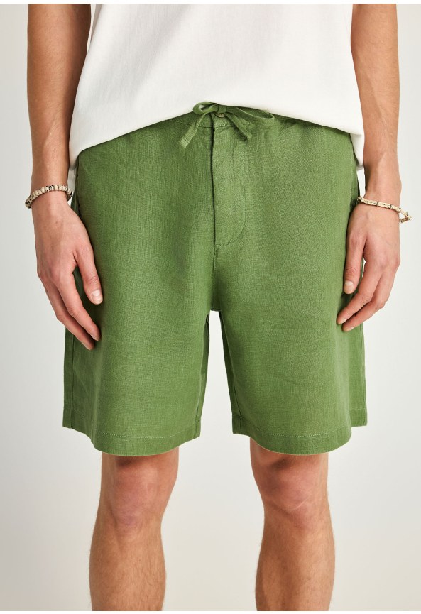 Ανδρική λινή chino βερμούδα