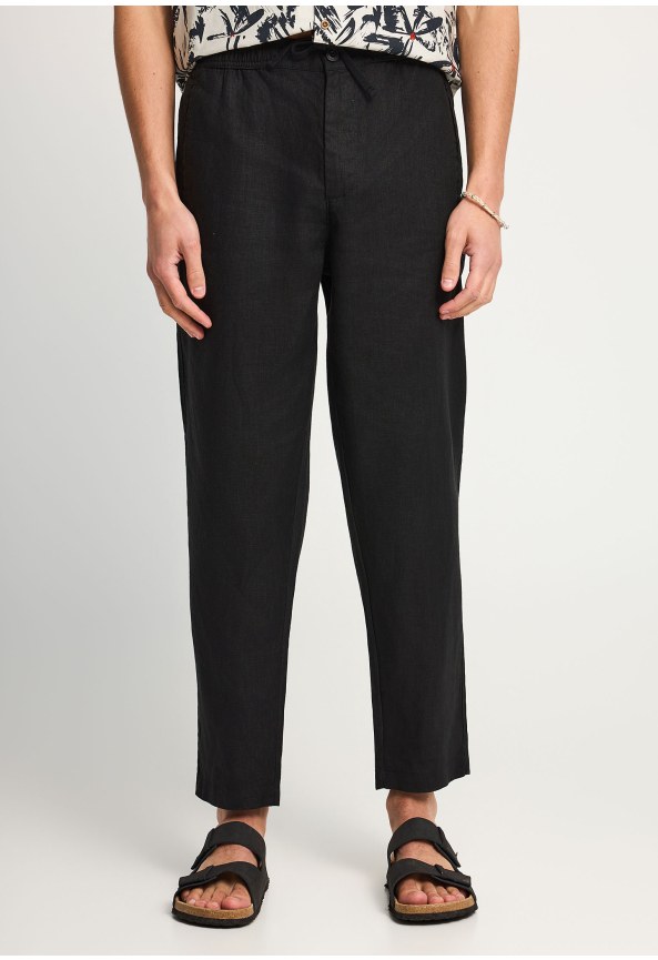 Ανδρικό comfort fit λινό chino παντελόνι