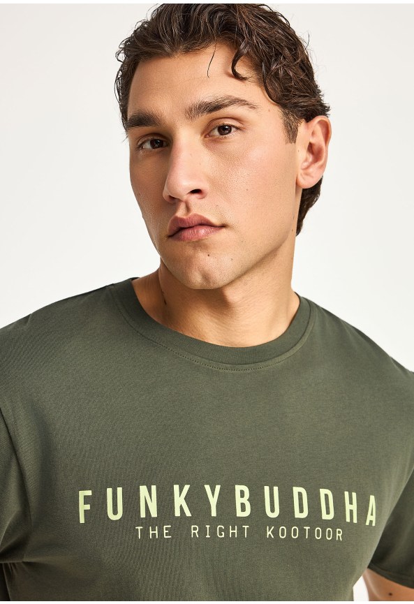 Ανδρικό βαμβακερό t-shirt με τύπωμα