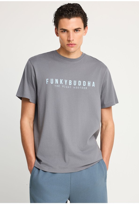 Ανδρικό βαμβακερό t-shirt με τύπωμα