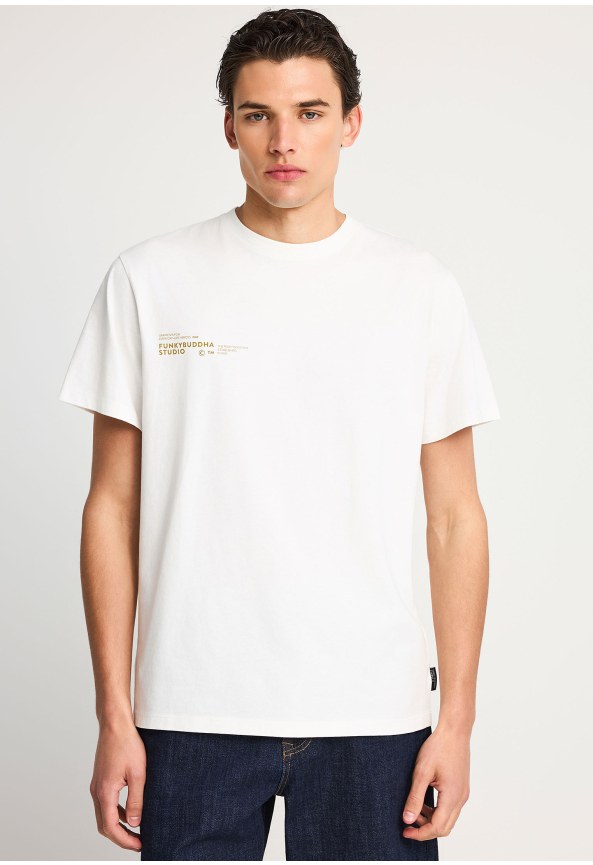 Ανδρικό βαμβακερό t-shirt με τύπωμα