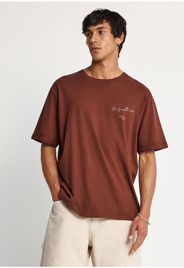 Ανδρικό βαμβακερό t-shirt με τύπωμα