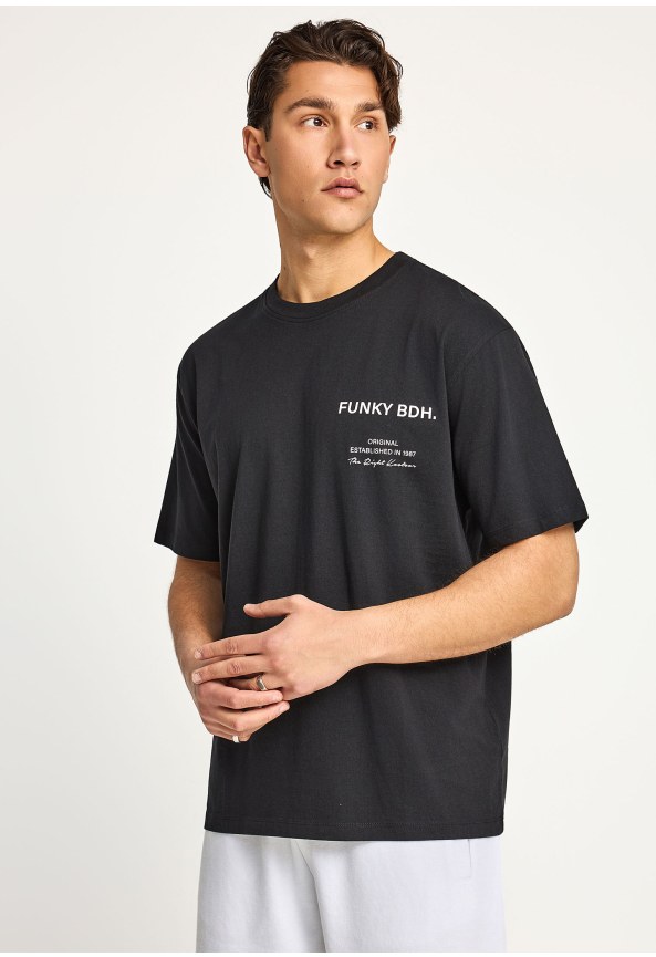 Ανδρικό βαμβακερό t-shirt με τύπωμα