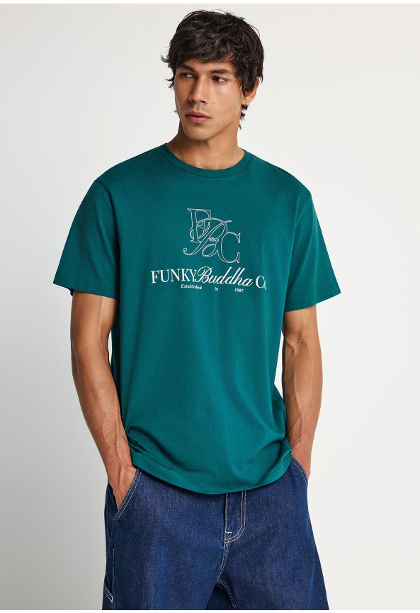 Men's cotton t-shirt with print