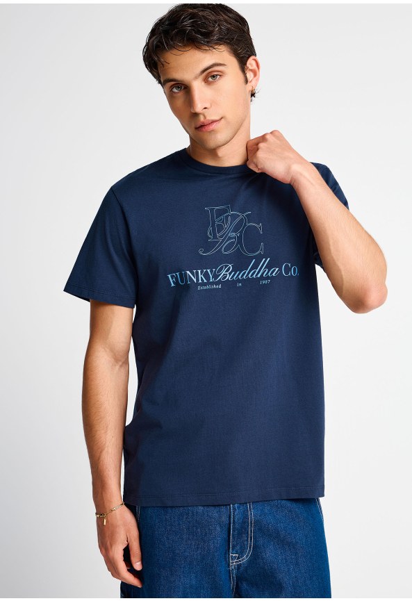 Men's cotton t-shirt with print
