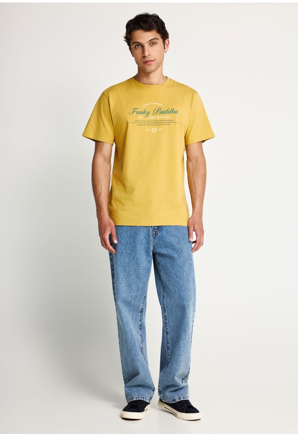 Men's cotton t-shirt with print