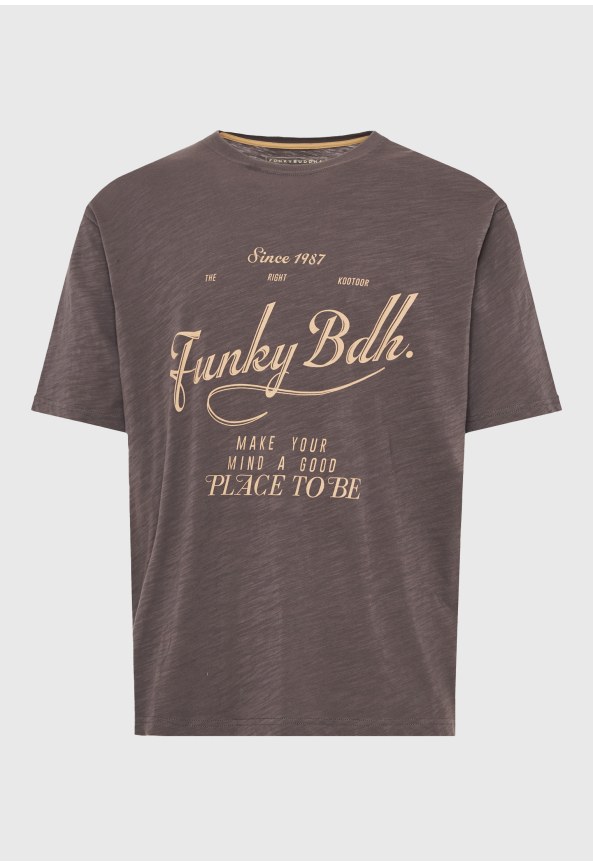 Ανδρικό relaxed t-shirt με τύπωμα