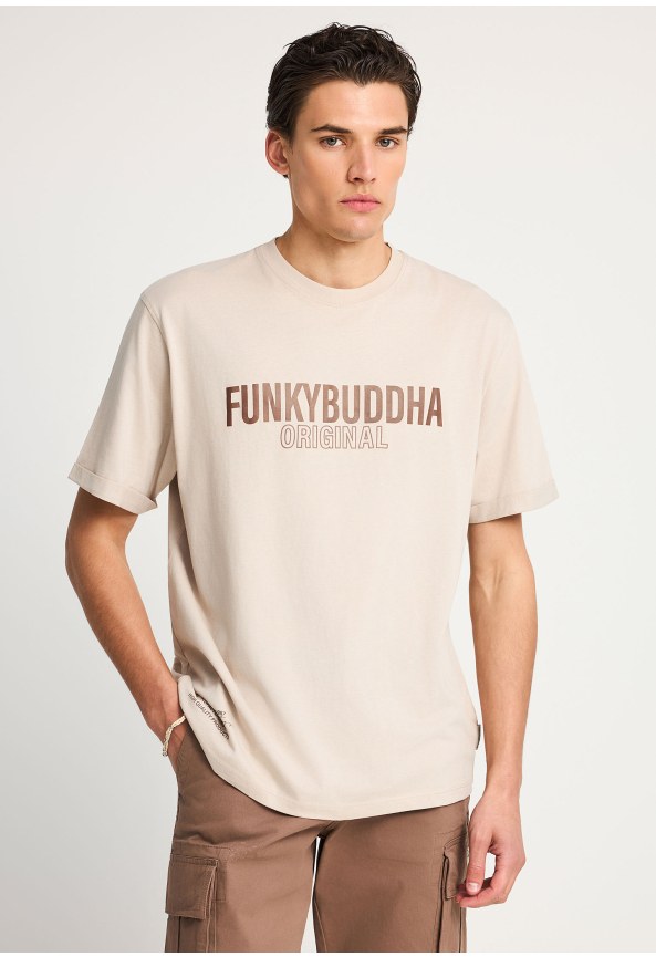 Ανδρικό relaxed t-shirt με τύπωμα