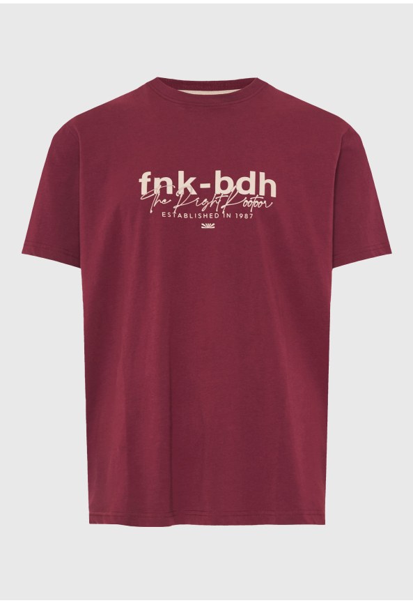 Ανδρικό t-shirt από οργανικό βαμβάκι με τύπωμα