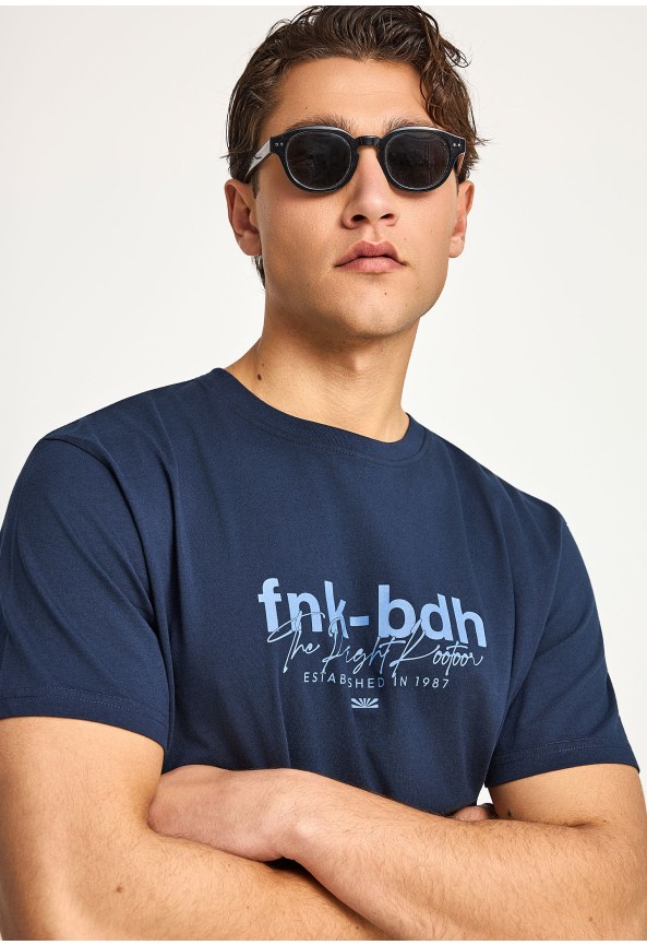 Ανδρικό t-shirt από οργανικό βαμβάκι με τύπωμα