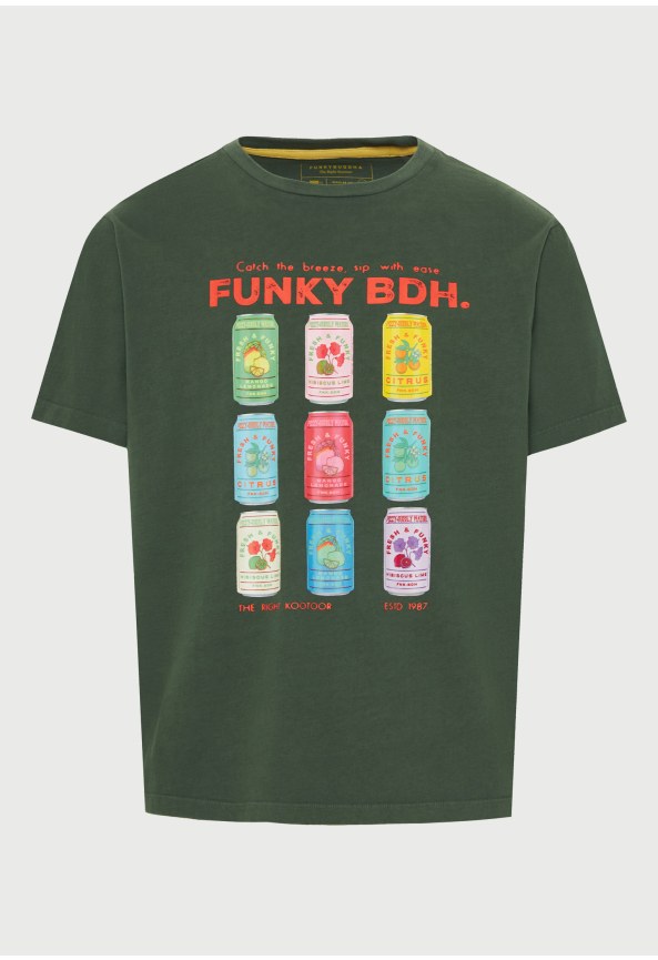 Ανδρικό βαμβακερό t-shirt με τύπωμα