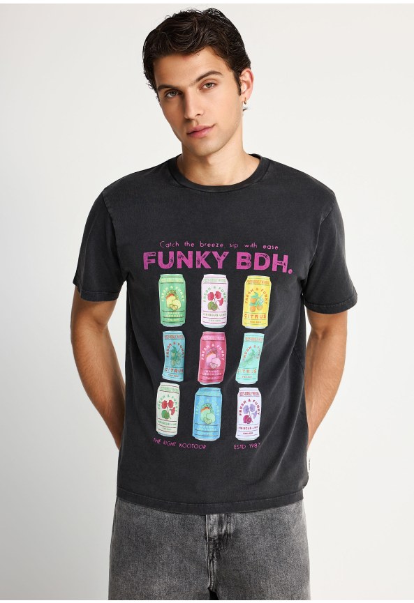 Men's cotton t-shirt with print