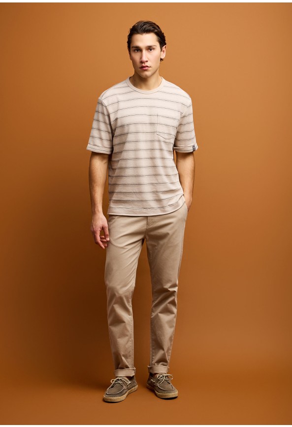 Men's striped relaxed t-shirt