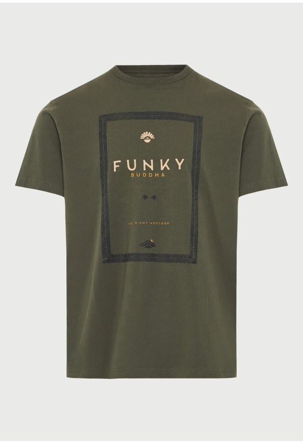 Ανδρικό βαμβακερό t-shirt με τύπωμα