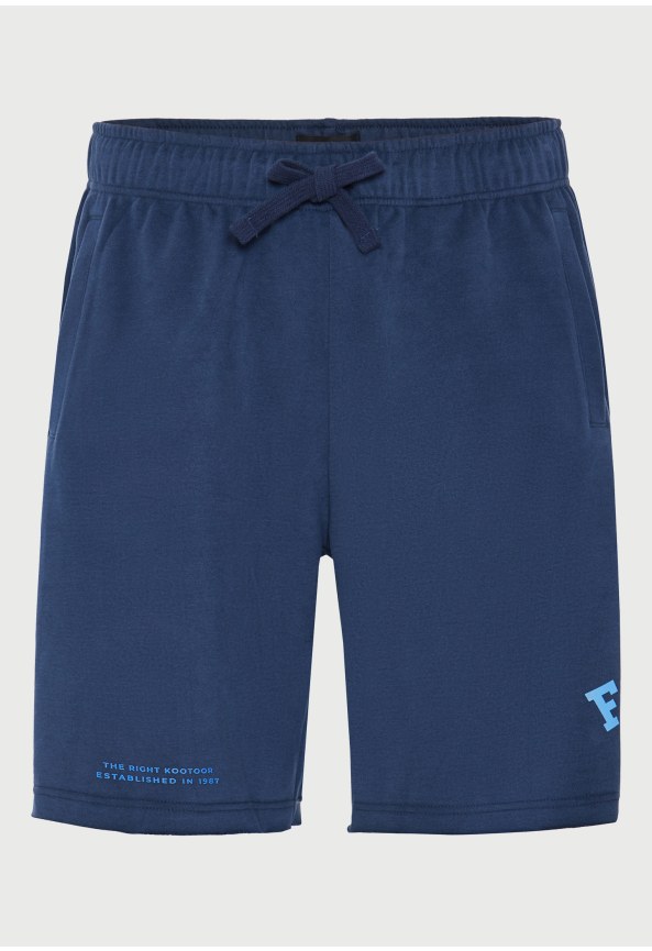 Ανδρική βερμούδα αθλητική με τυπωμένο logo