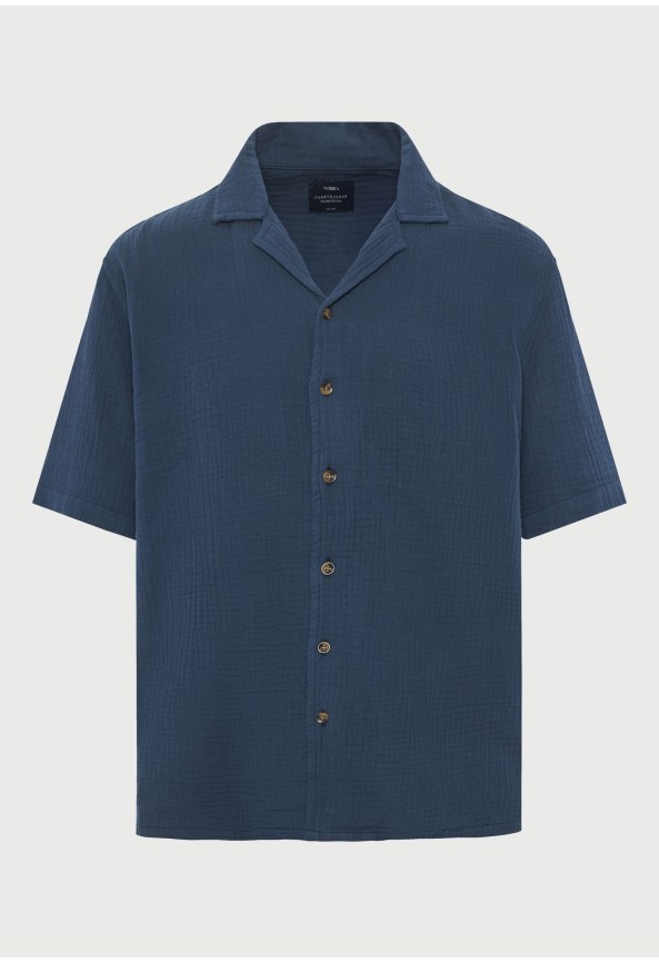 Ανδρικό κοντομάνικο πουκάμισο από βαμβάκι