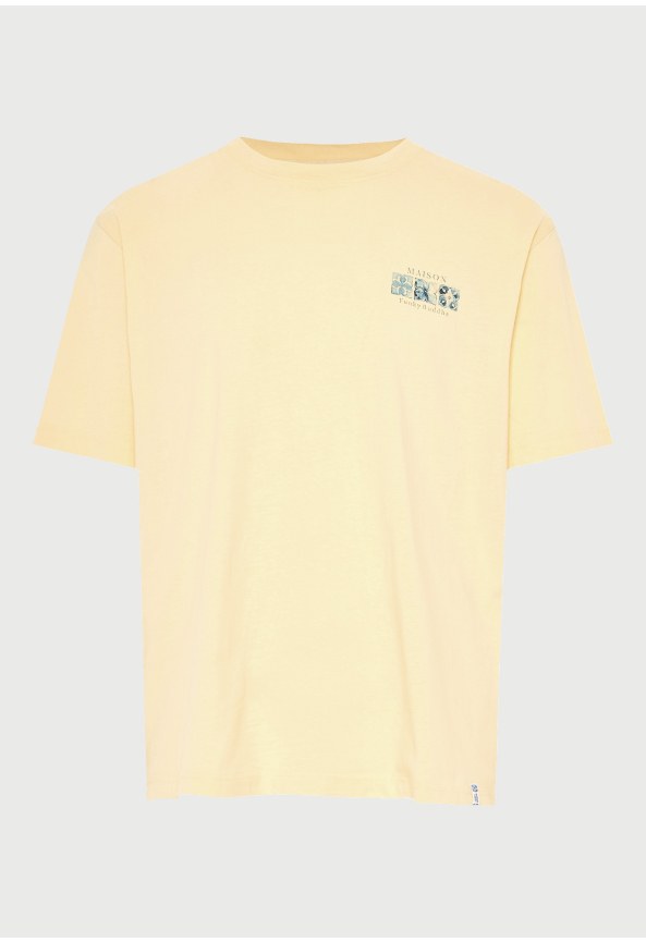 Ανδρικό t-shirt με τύπωμα στην πλάτη