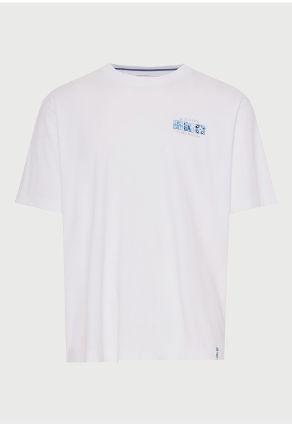 Ανδρικό t-shirt με τύπωμα στην πλάτη