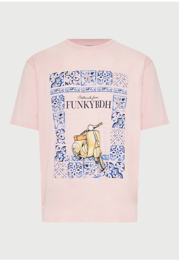 Ανδρικό βαμβακερό t-shirt με τύπωμα