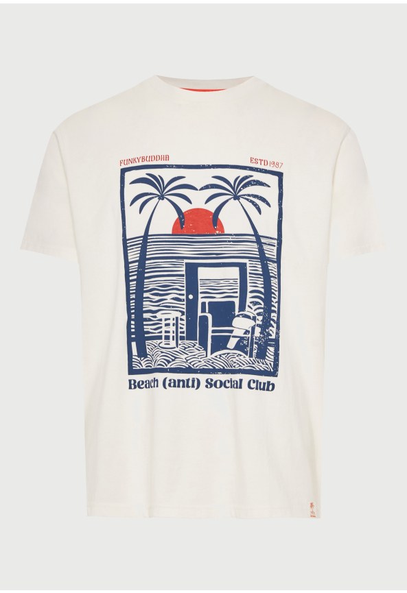 Ανδρικό βαμβακερό t-shirt με τύπωμα